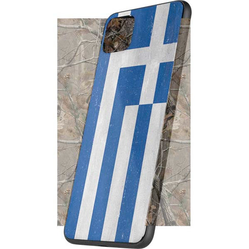 Greece Flag Distressed Google Pixel 4 XL Skin